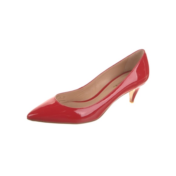 Coach (Sloane) patent leather kitten heels - Picture 2 of 5